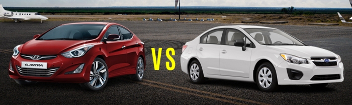 Hyundai Elantra vs Subaru Impreza
